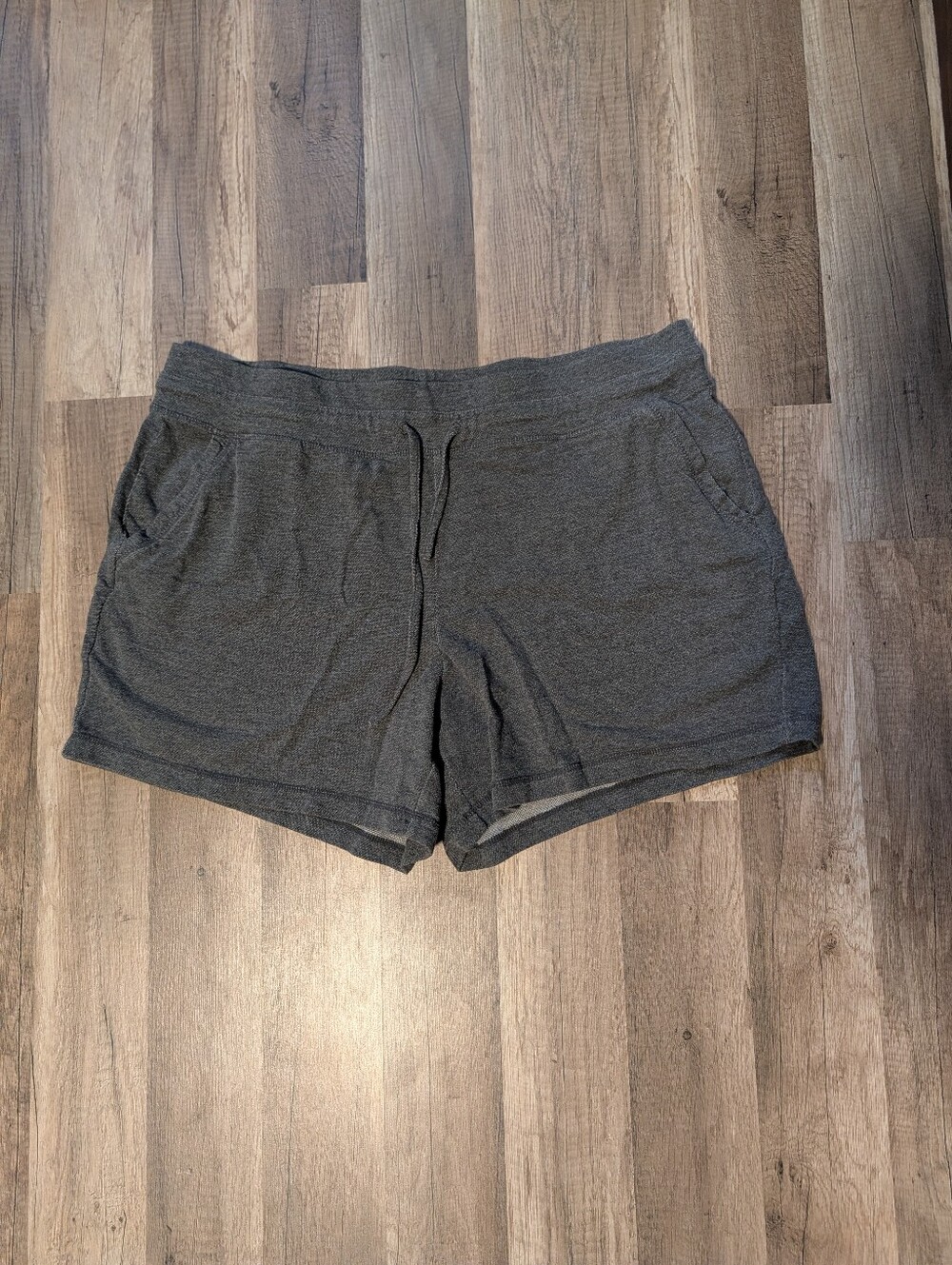 Women’s Gray Knit Lounge Shorts